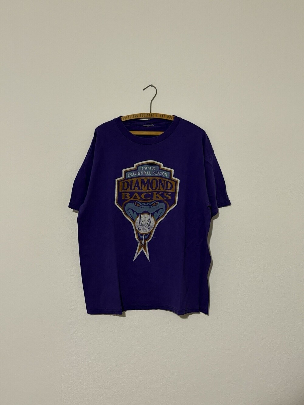 Vintage 1998 Arizona Diamondbacks Inaugural Season Distressed Size Mens XL